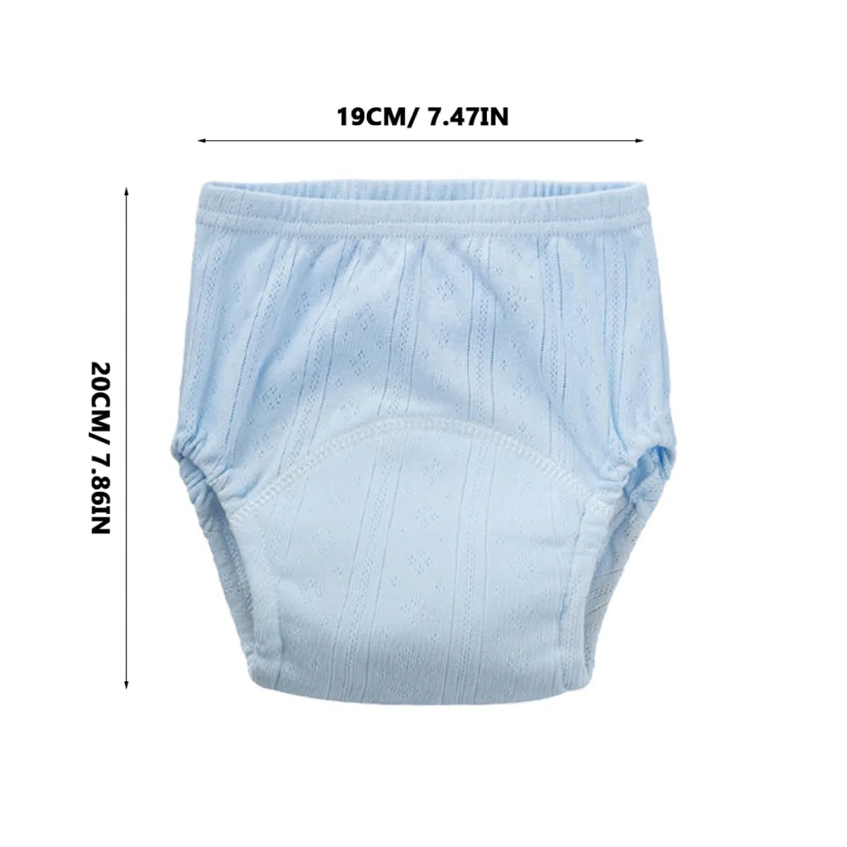HANABASS Töpfchentrainingshosen Eng Anliegend aus Baumwolle 3 Stück-pack für Töpfchentraining Elastischer Bund 4-lagig Trainingsunterwäsche Zufällige Farbe für Babys
