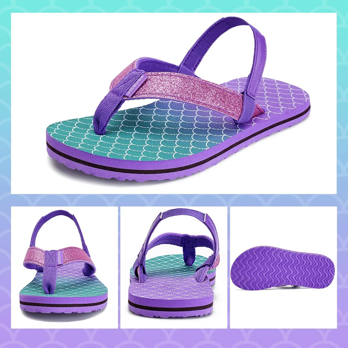WateLves Flip Flops Kinder Badelatschen Kinder Sommer Zehentrenner Strand Sandalen MäDchen Jungen Unisex