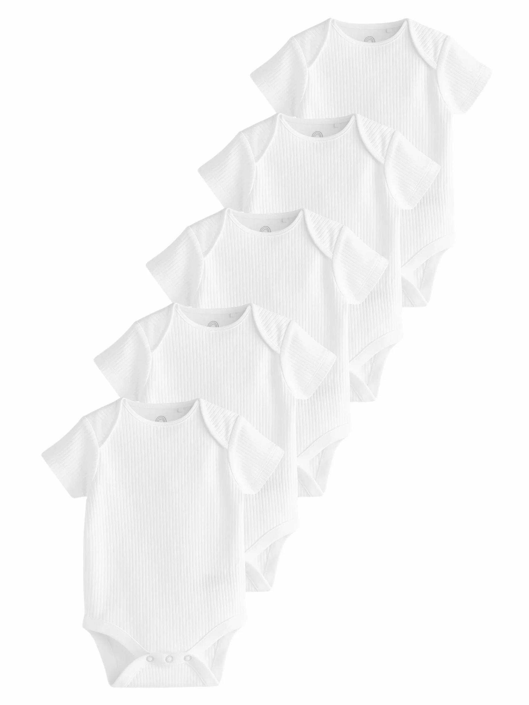 NEXT Baby Gerippte Trägerhemden im 5er-Pack