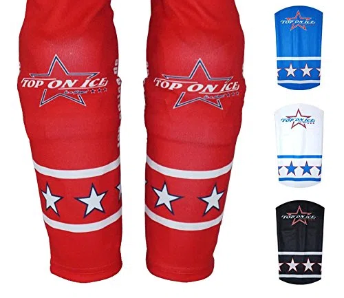 Eishockey Stutzen Sublimiert weiss/Senior