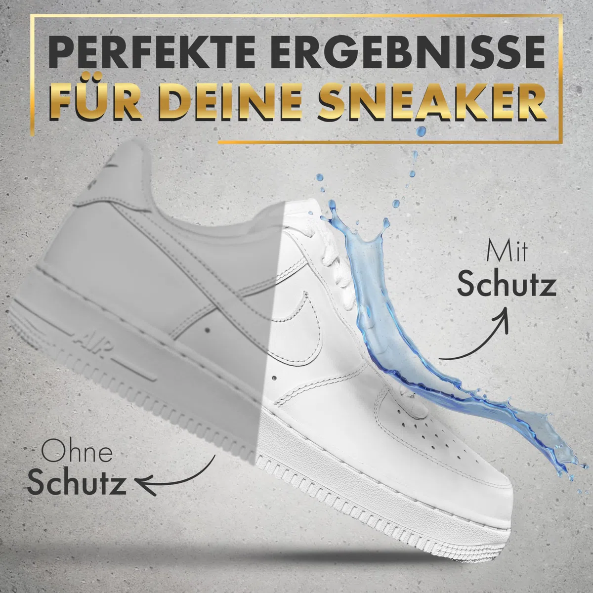 Canzt Imprägnierspray Schuhe 400ml – Schuh Imprägnierung für Wildleder, Leder, Nubuk & Textilien – Wasser- & Schmutzschutz für Sneaker & Outdoor-Schuhe