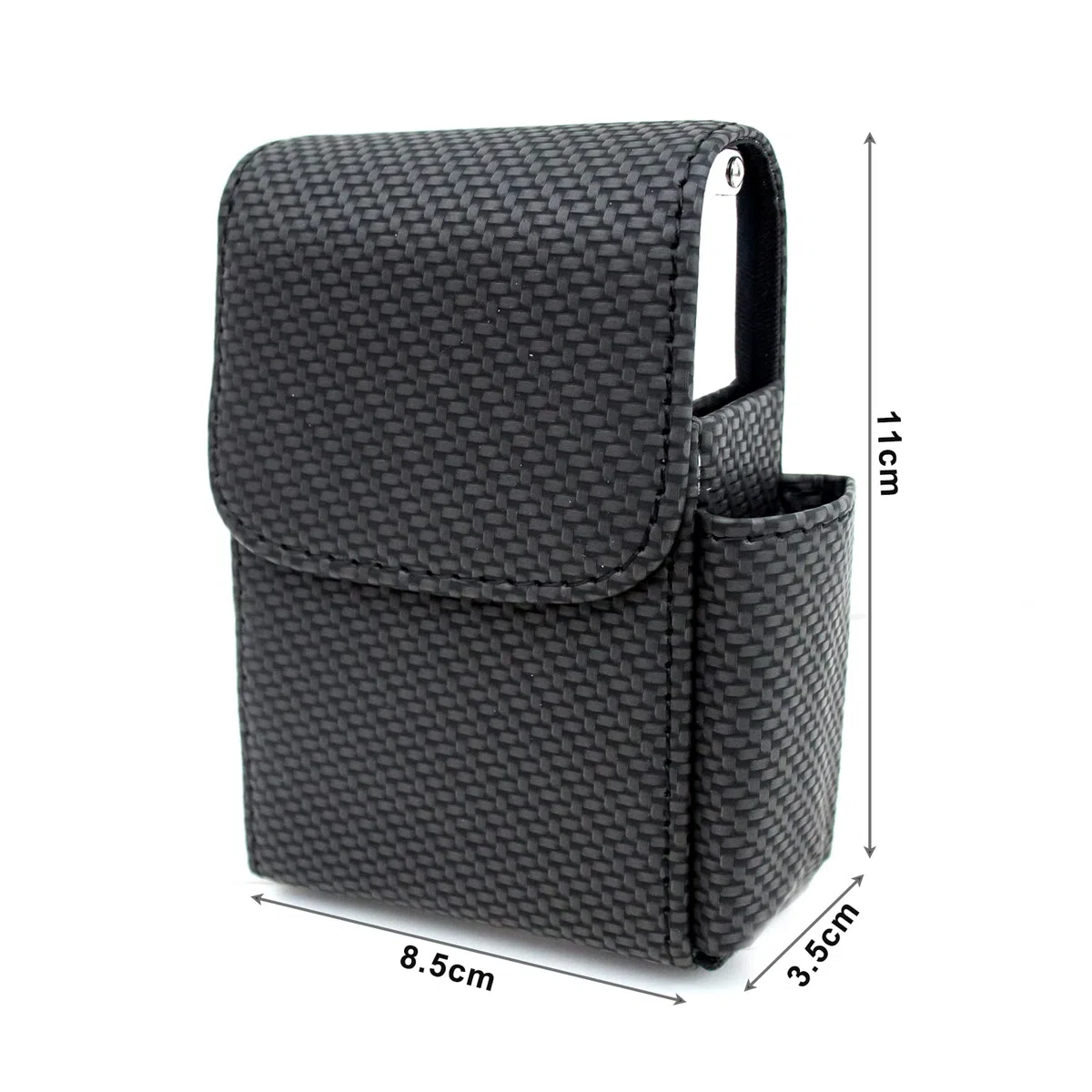 Boshiho Neutral Zigarettenhülle PU Leder für Zigarettenpackungen hochwertigem Leder und Feuerzeug Tasche