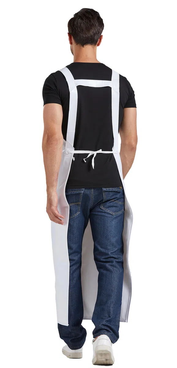 Nanxson Unisex wasserdicht Gummischürzen Arbeitsschürze Fleischerschürze Metzgerschürze für Industrie, Metzgerei, Reinigung