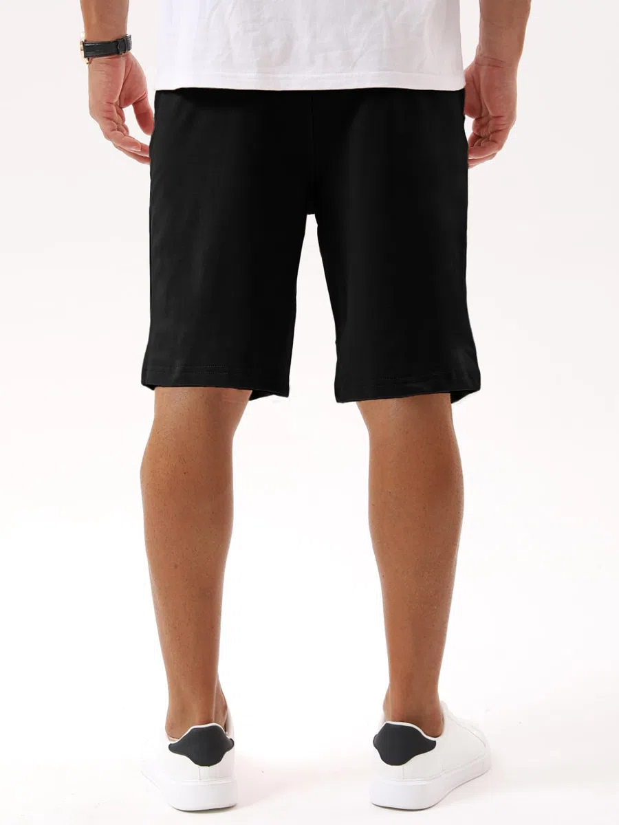 Kurze Hosen Herren Sweatshorts Herren Baumwolle，Sommer-Sportshorts mit Taschen & elastischem Bund für Casual ，Jogging ，Training
