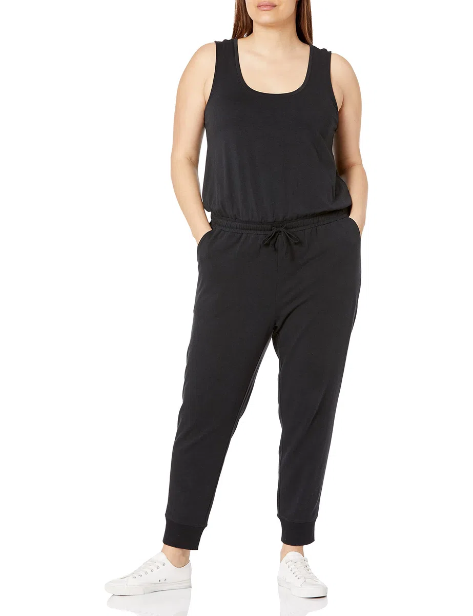 Amazon Essentials Damen Studio-Frottee-Overall, 68,0cm Beininnenlänge (Erhältlich in Übergröße)