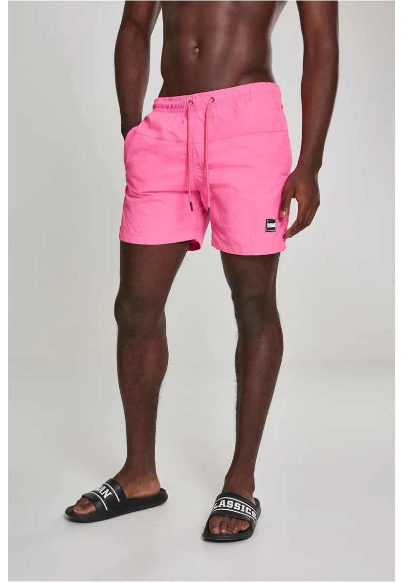 Urban Classics Block Swim Shorts Männer Badeshort schwarz Activewear, Basics, Sport, Streetwear