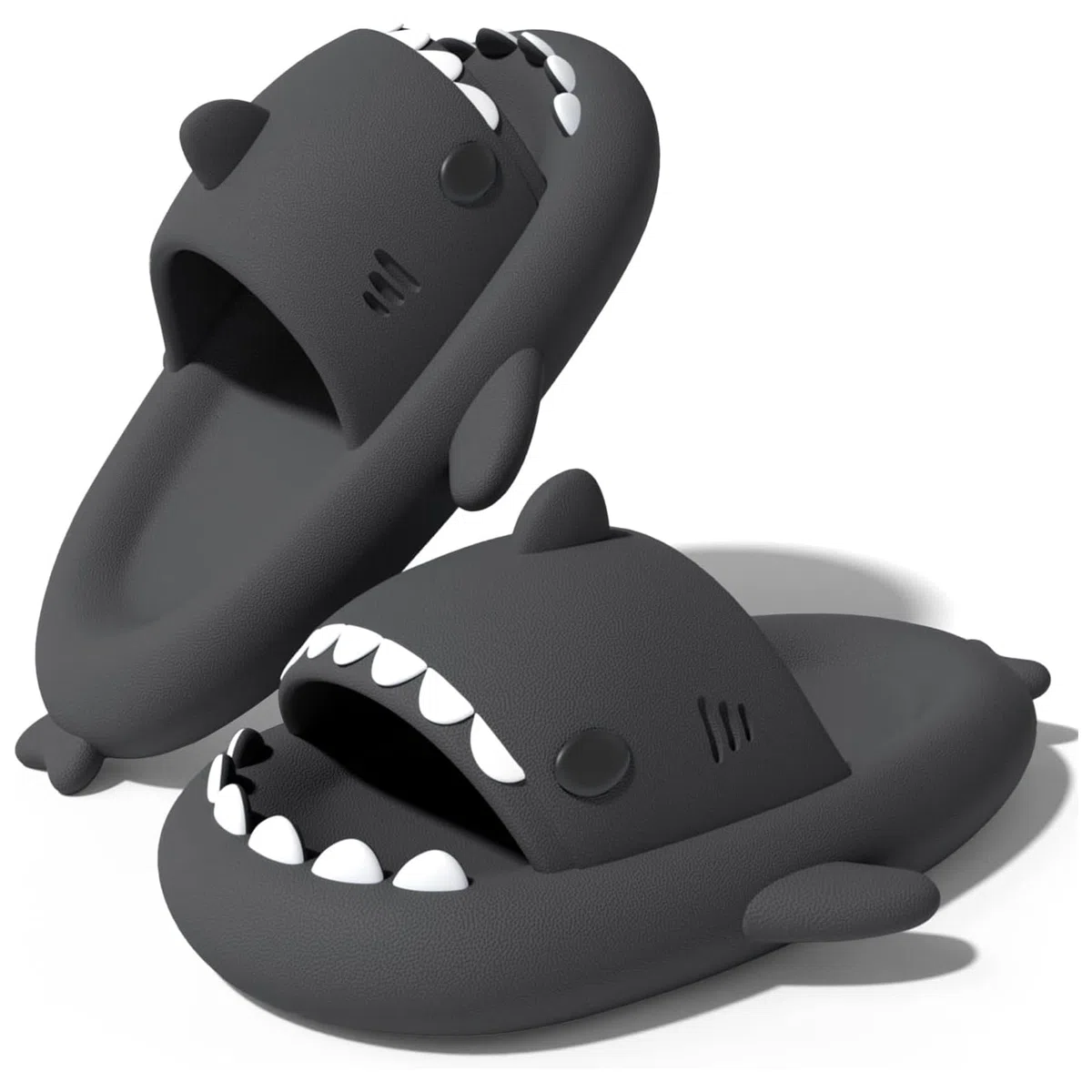 Shark Sildes Slippers Kinder Hai Hausschuhe Jungen Mädchen Badeschuhe | EVA, Rutschfest, Bequem, Weich, Cozy, Dusch, Strand