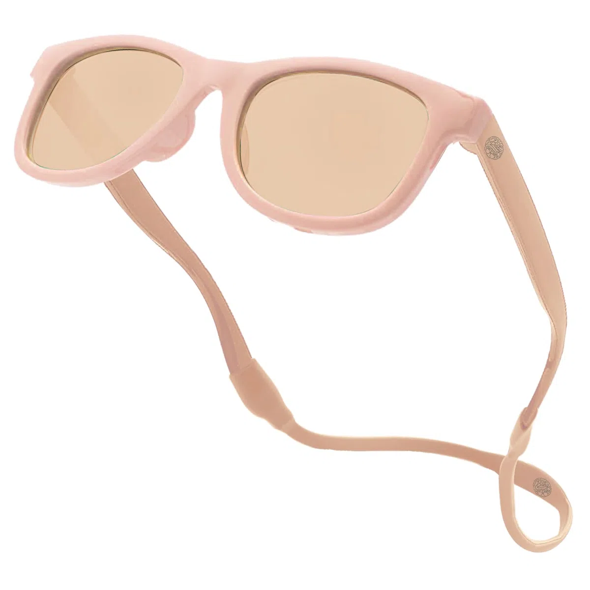 BABY SUNNIES Polarisierte Baby Sonnenbrille mit Riemen - 0-24 Monate, UV Schutz, Bruchsicher - Kinder Sonnenbrillen BPA Frei