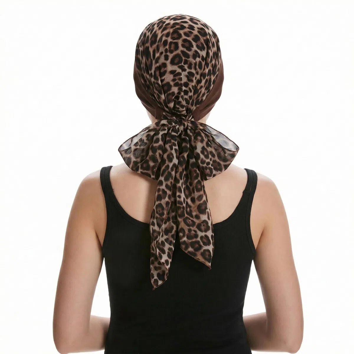 ZLYC Damen Sommer Kopftücher Bedruckt Turban Kopfbedeckung