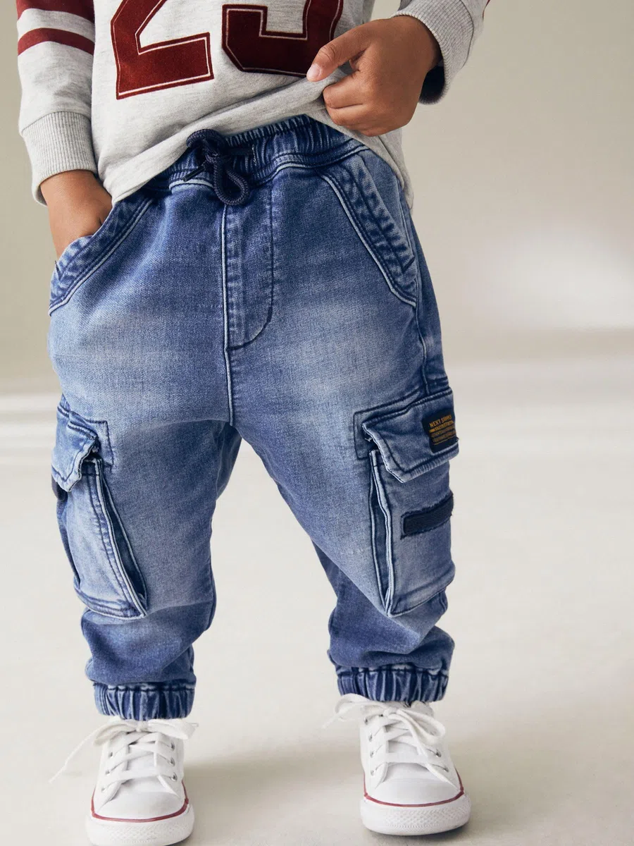 NEXT Jungen Comfort Cargo-Jeans 62-122
