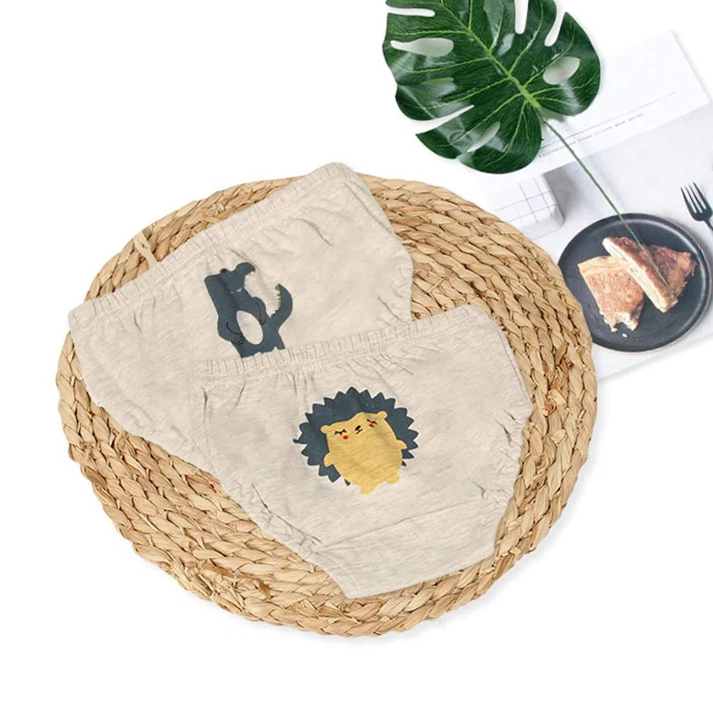 Baby/Kleinkind Jungen & Mädchen 6er Pack Baumwolle Unterhose Unterwäsche Höschen Schlüpfer - in verschiedenen Kombination von Cartoon Stoffdruck(1-3 Jahre)