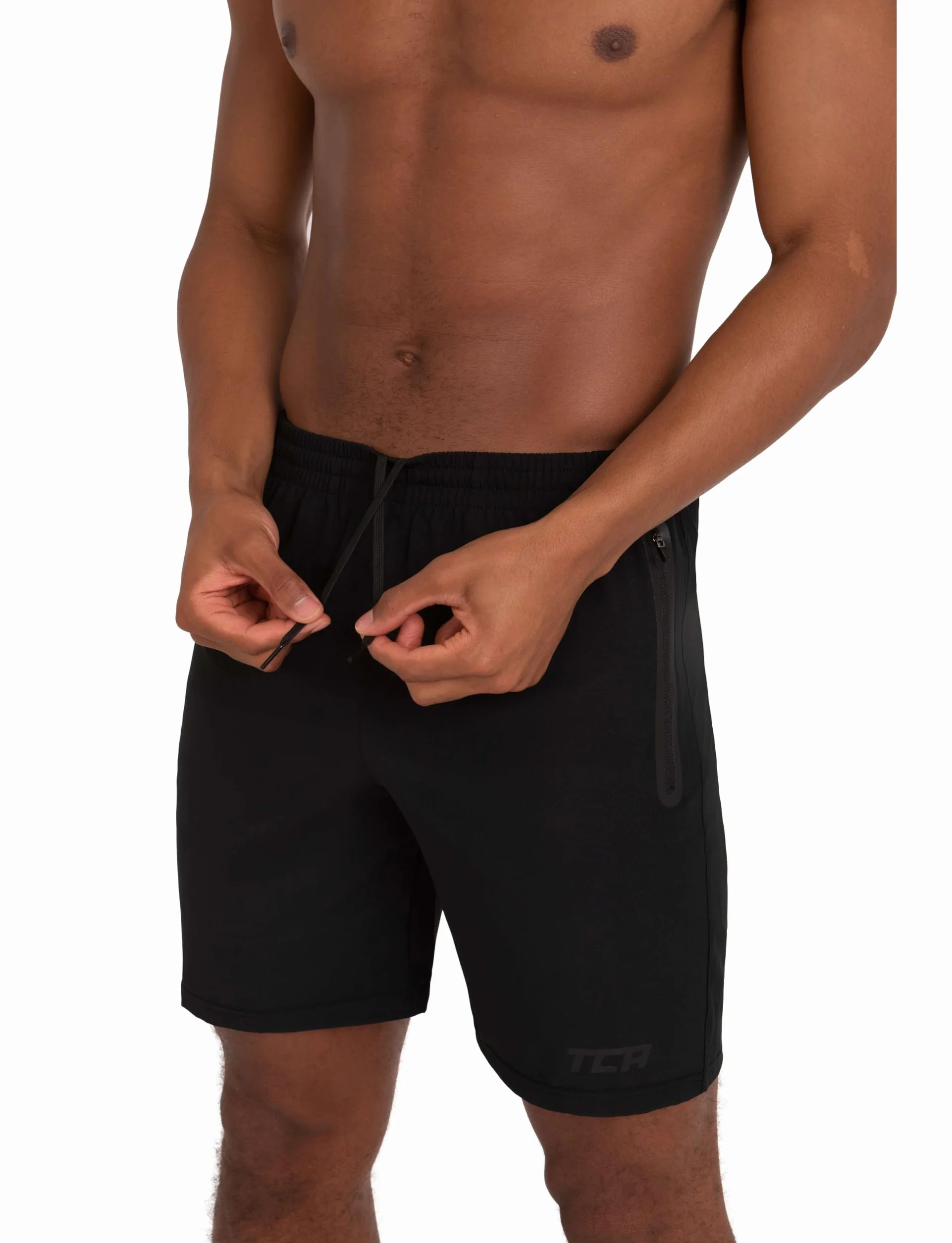 TCA Laufhose für Herren Kurz - Sporthose Herren Kurz - Kurze Sporthose mit Reißverschlusstaschen - Männer Sport Shorts - Gym Shorts - Sport Hose Männer - Running Shorts Men