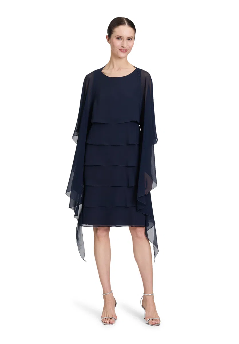 Vera Mont Damen Chiffonstola mit Volant