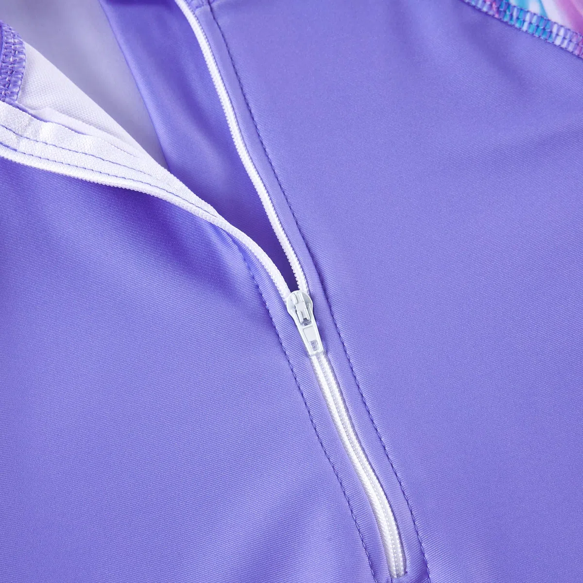 ALISISTER Badeanzug Mädchen Langärmlig Reißverschluss Bademode Tankini UPF 50+ 3-Teiliger Badeanzug mit Rock für Strand 6-12 Jahre