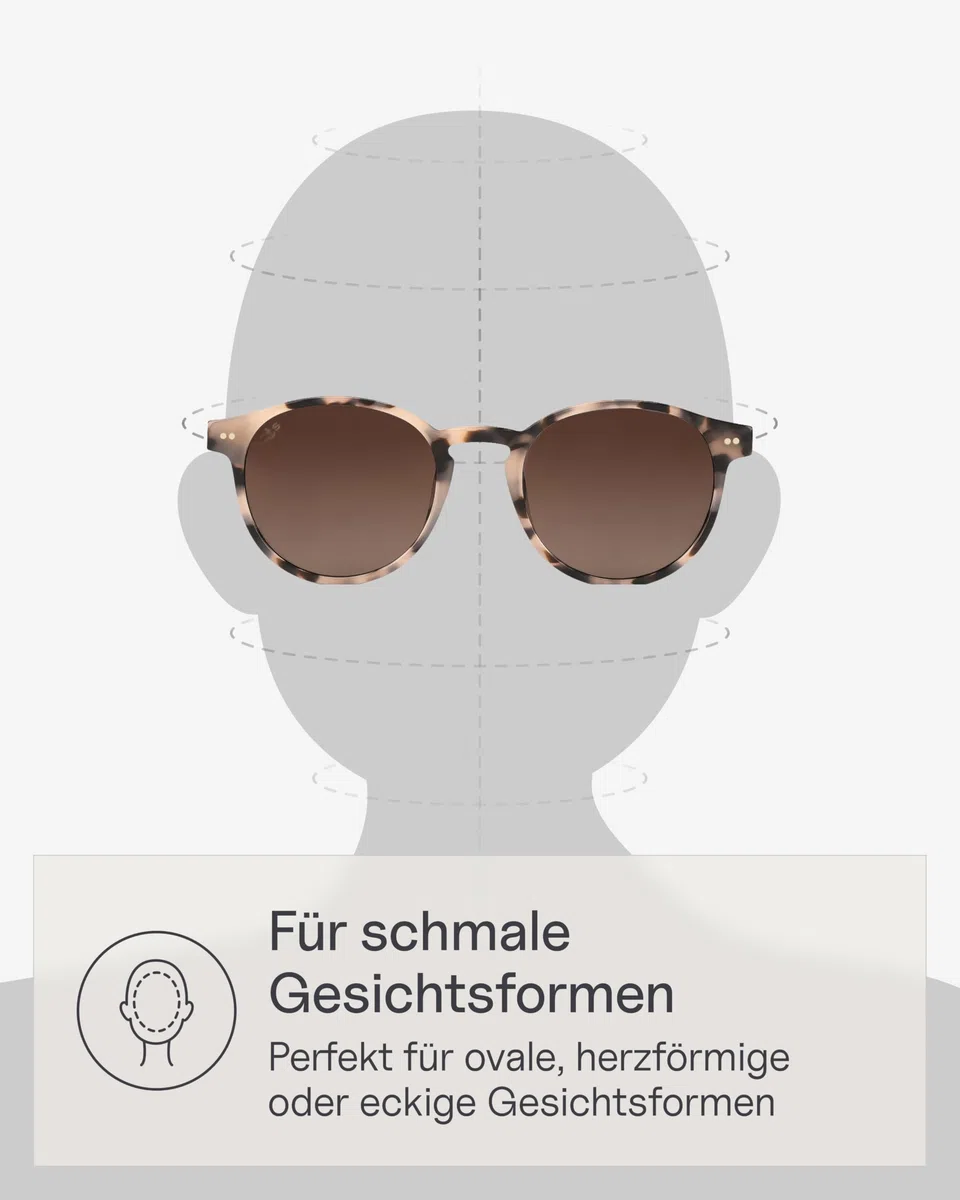 Kapten & Son Sonnenbrille Marais | Stylische, runde Sonnenbrille Damen & Herren mit Sonnen- und UV-Schutz | Unisex Sunglasses