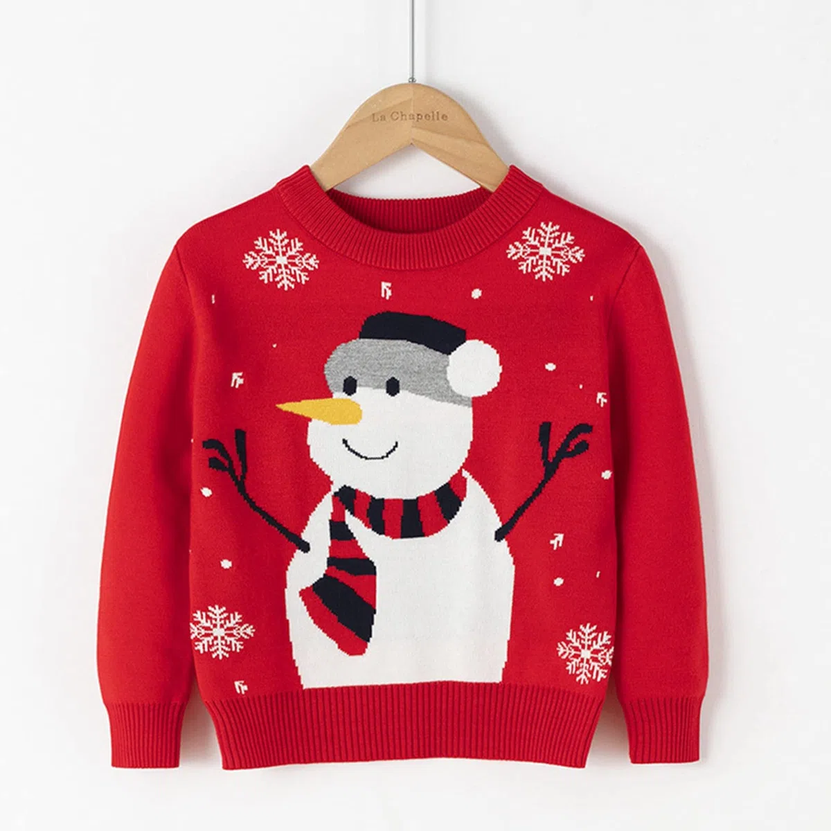 Mädchen Jungen Weihnachtspullover Kinder Langarm Gestrickt Sweater Pullis Strickpullover Kleinkind Herbst Winter Baumwolle Strickjacken