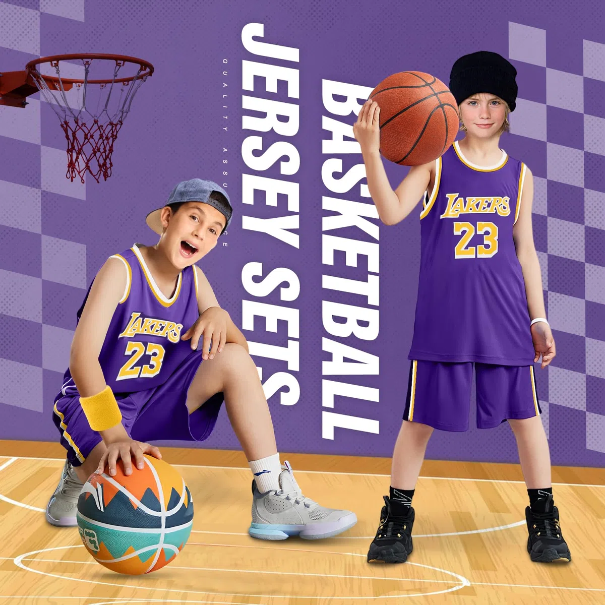 Pardofelis Basketball Trikot für Kinder, Basketball Training Trikot Basketball Shorts Kinder, Schnell Trocknend Basketball Jersey, Jungen Basketball Trikot Shorts und Handgelenkband Set