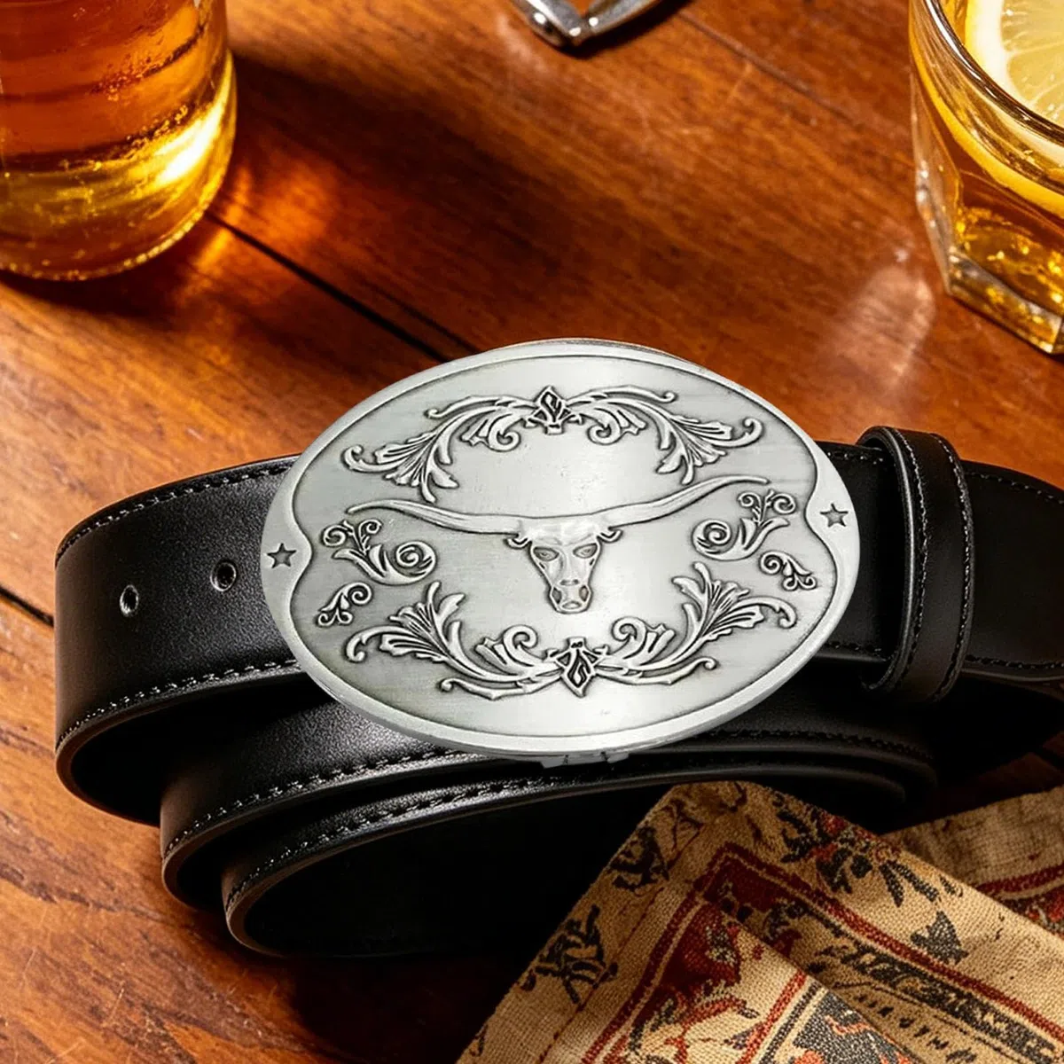 Generisch Beer Holder Belt Buckles for Men,Portable Metal Beer Belt Buckle,for Outdoor Waistband Camping Picnic Wine Holder Activity Camping, Picnic, Event
