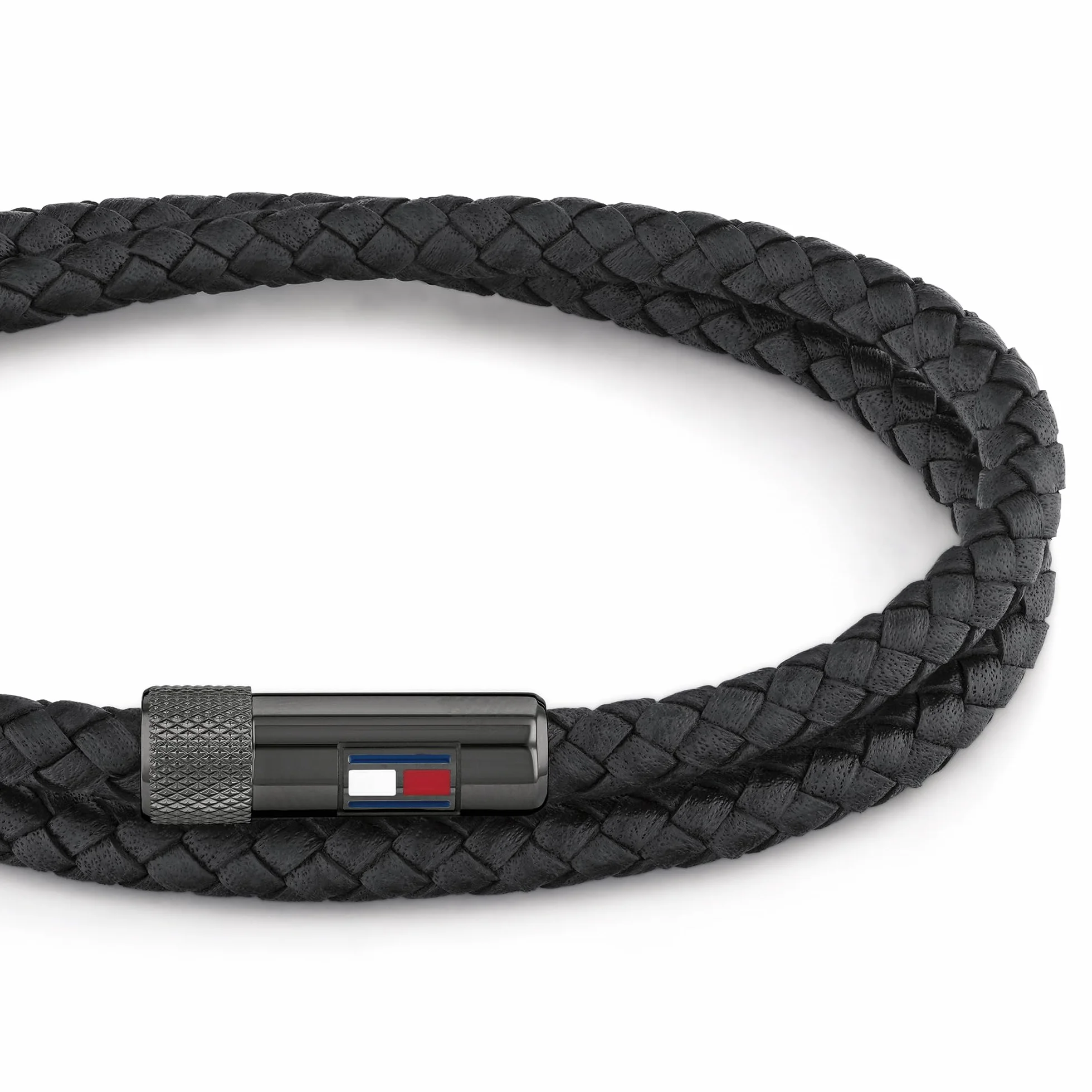 Tommy Hilfiger Jewelry Lederarmband für Herren verfügt über einen Magnetverschluss