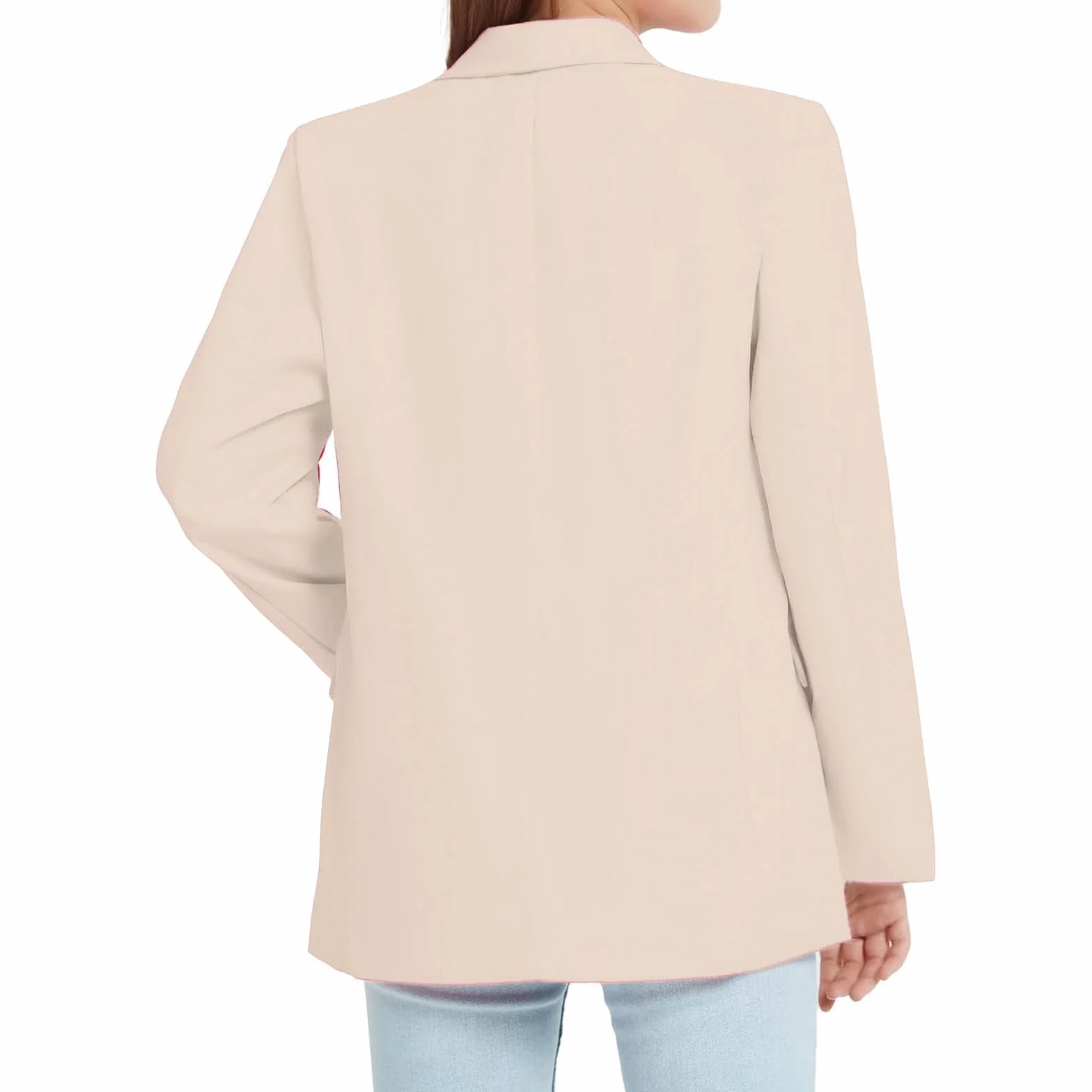 BlazerMädchen Elegant Einfarbig ReversLangarm Anzugjacke Kinder Mädchen Slim Fit Cardigan Sakko Office Casual Büro Blazerjacke FrühlingHerbst Business Anzugjacke Blazermantel