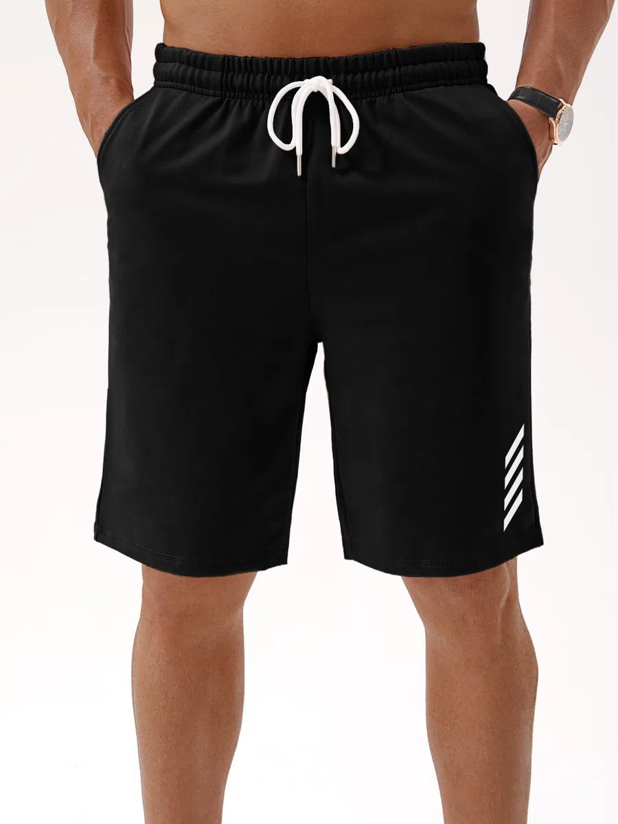 Kurze Hosen Herren Sweatshorts Herren Baumwolle，Sommer-Sportshorts mit Taschen & elastischem Bund für Casual ，Jogging ，Training