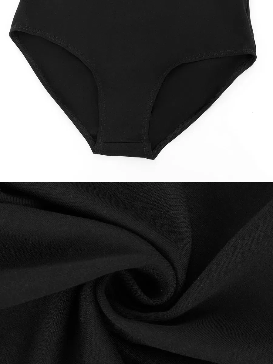 Ballettkleidung Mädchen-Damen, Turnanzug Kurzarm Baumwolle Gr-100-170 Ballett Trikot Gymnastikanzug Tanzbody