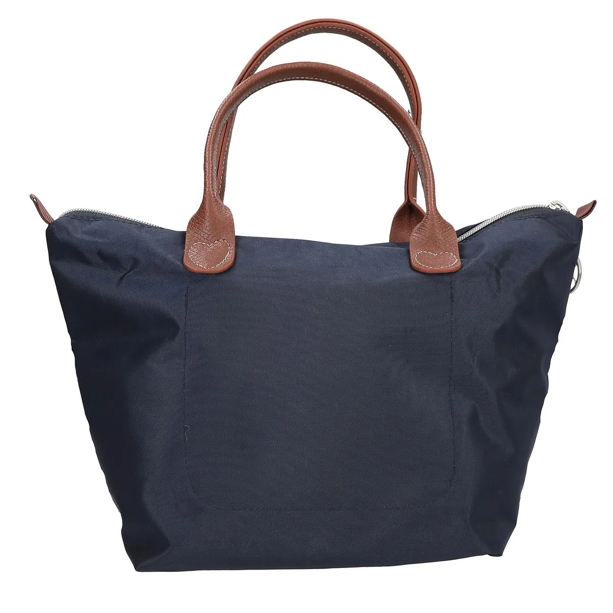 Depesche 13690 Miss Melody Luxury Horse - Umhängetasche in Dunkelblau und Braun, mit Pferde Motiv und kleinen Nieten, Handtasche mit längenverstellbarem Tragegurt