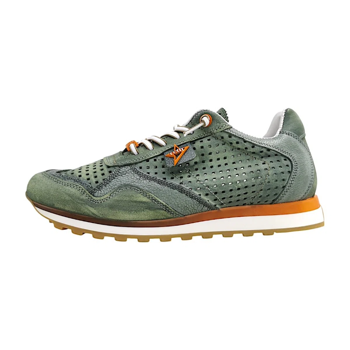 Cetti Herrenschuhe Schnürschuhe Grün Freizeit