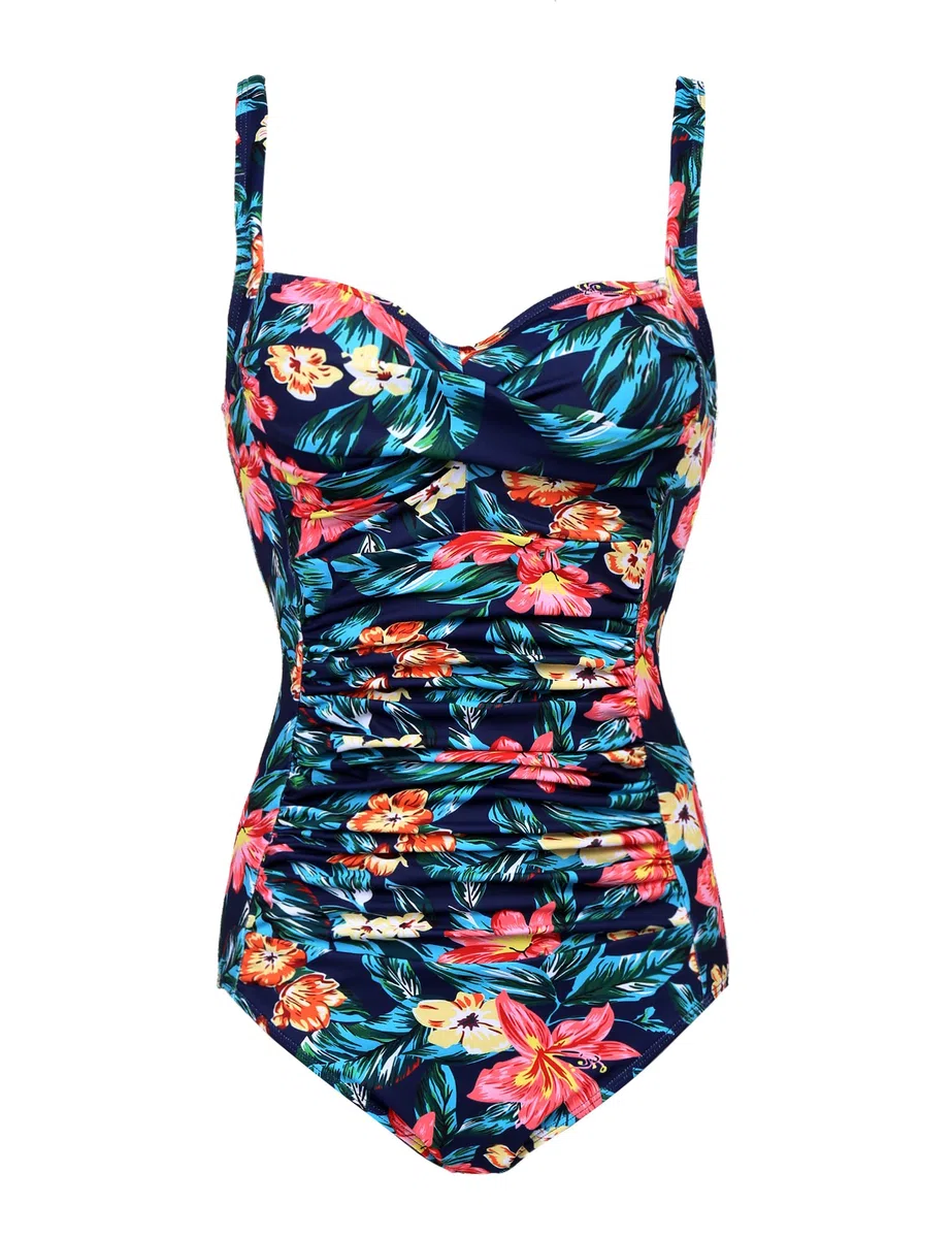 Ekouaer Damen Retro Badeanzug