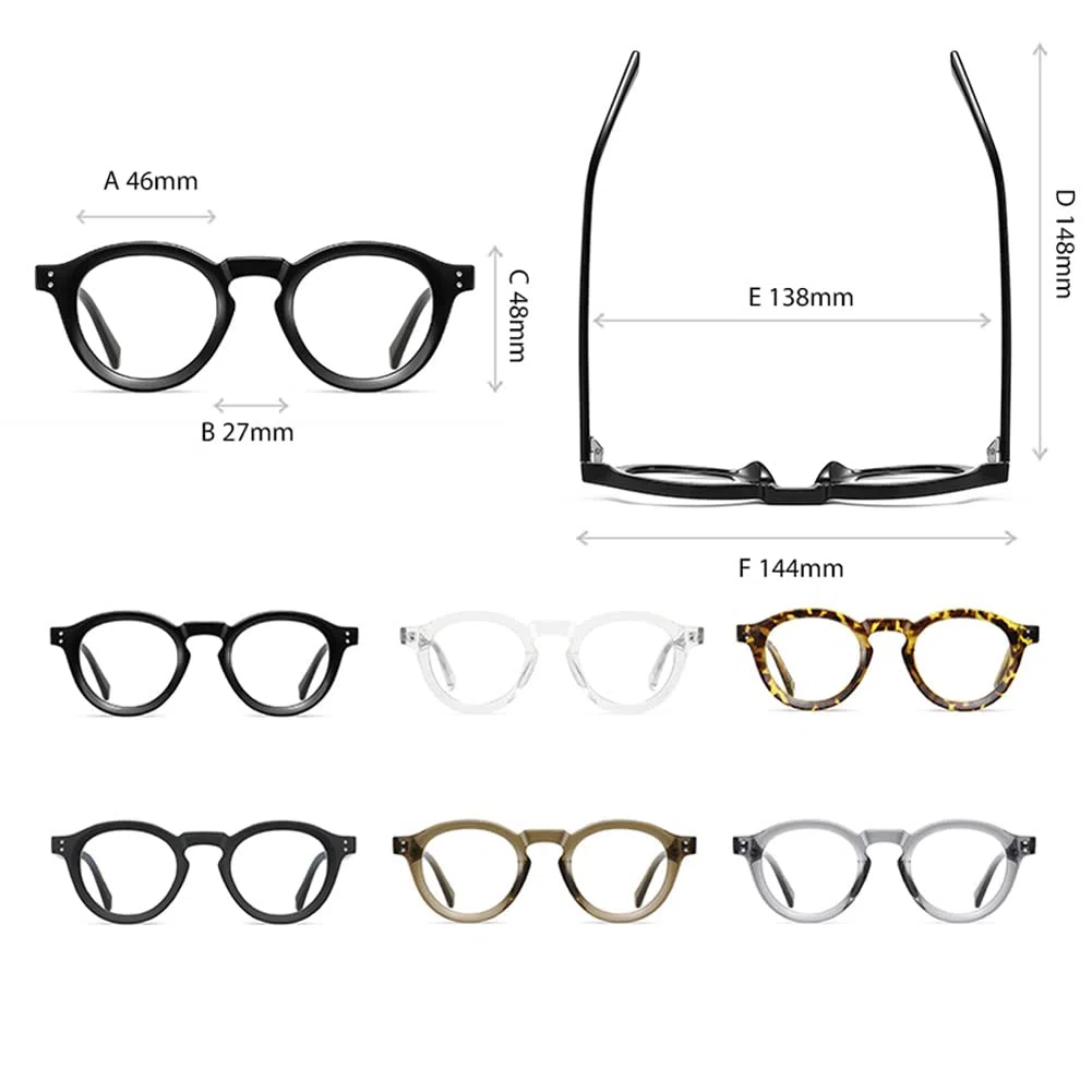 Blue Light Blocking Eyeglasses Frame Vintage TR90 Leopard Glasses Blue-ray Eyewears for OL Classic Korean Style Frames
