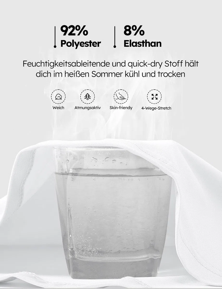 donhobo Damen Poloshirt UPF 50+ Kurzarm Golf Tennis Polo Shirts V-Ausschnitt Tops UV Schutz Schnelltrocknend Sportshirt Casual Sommer T-Shirts