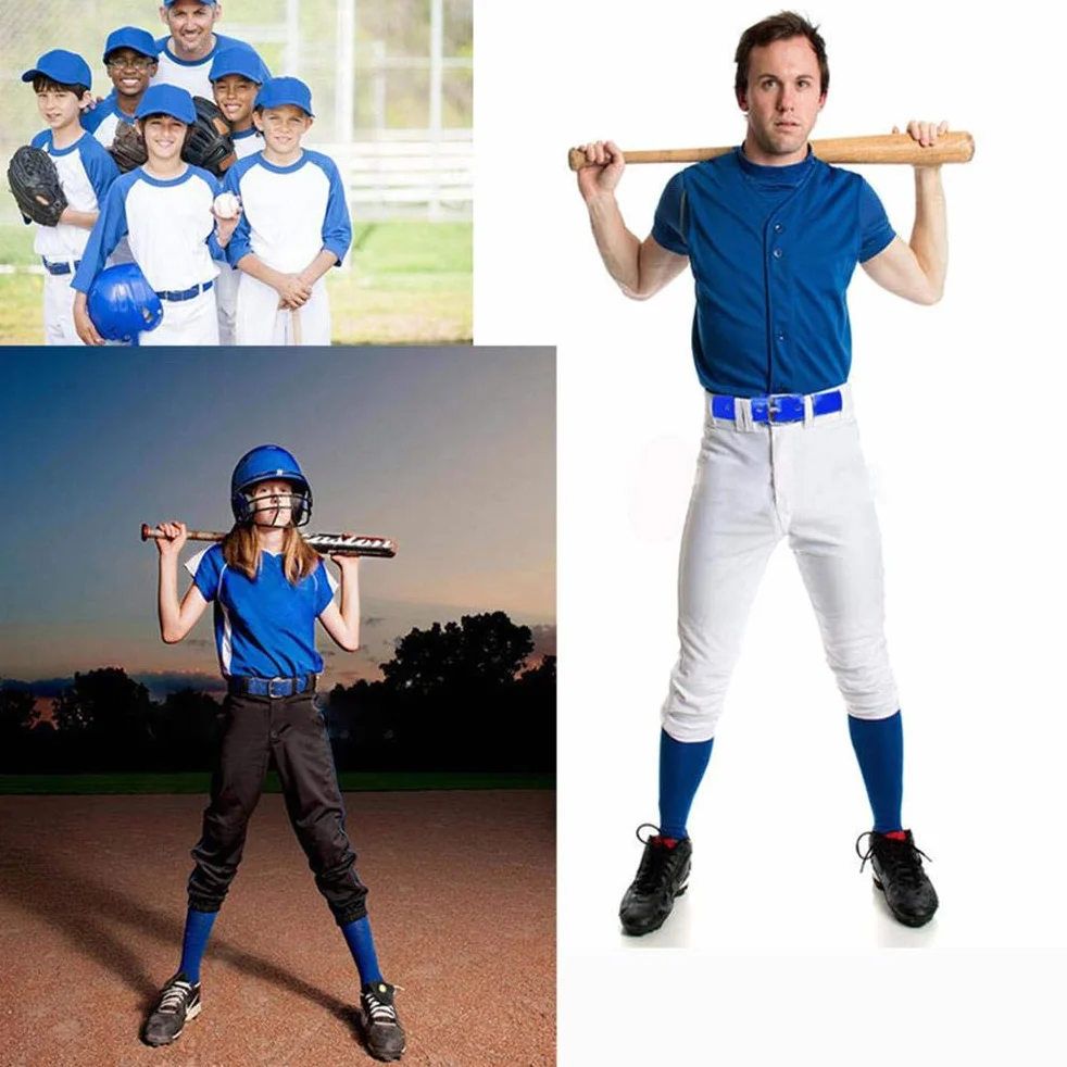 Baseball Gürtel, Softball Gürtel Elastischer Uniformgürtel Männer und Frauen Verstellbarer Hüftgurt Jugendliche und Erwachsene