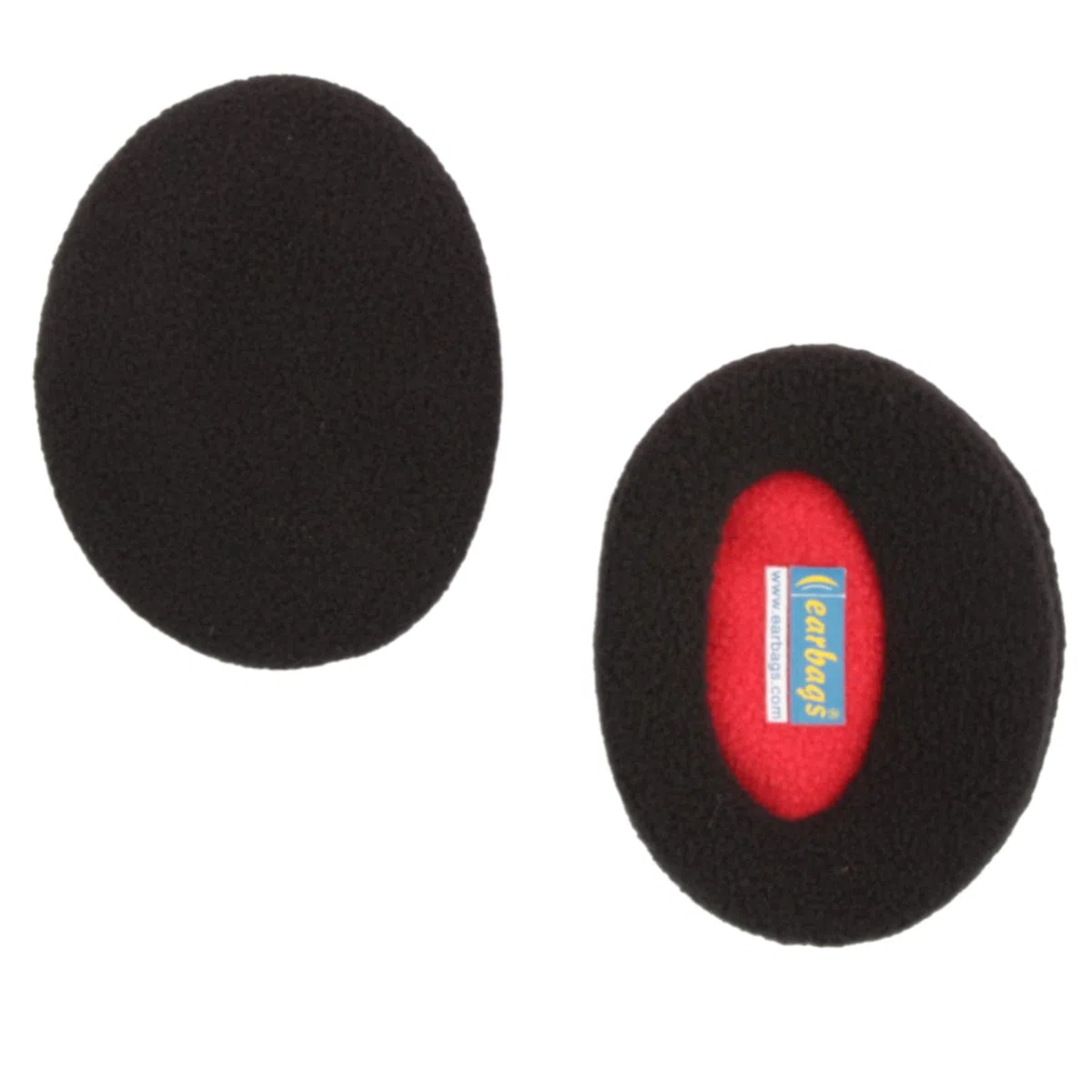 Earbags Ohrenwärmer Standard, schwarz, S, earbags Fleece