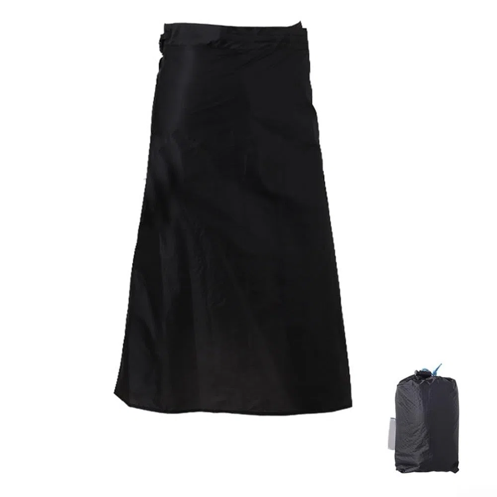 Ultraleichter Regenrock aus 15D-Nylon, wasserdicht, ideal für Camping, Wandern und Radfahrer (weiß)