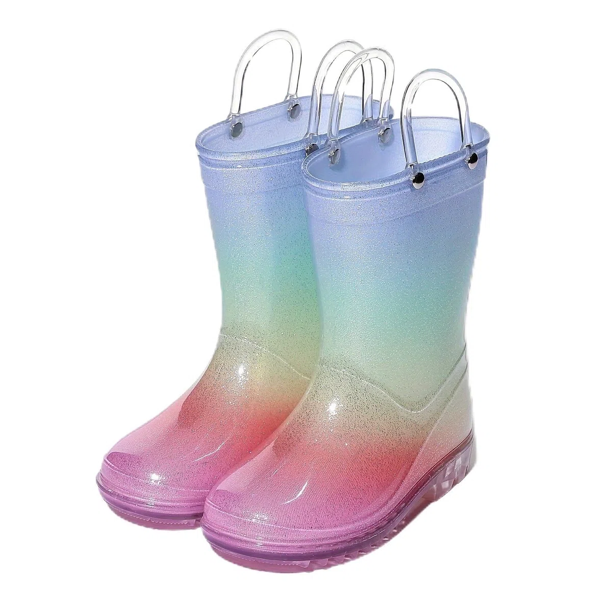 ENEN Gummistiefel Kinder Gr 23-32, Gummistiefel Mädchen und Jungen Wasserdichte Regenschuhe Kleinkind Leicht Bequeme für Kindergarten, Schule, Outdoor