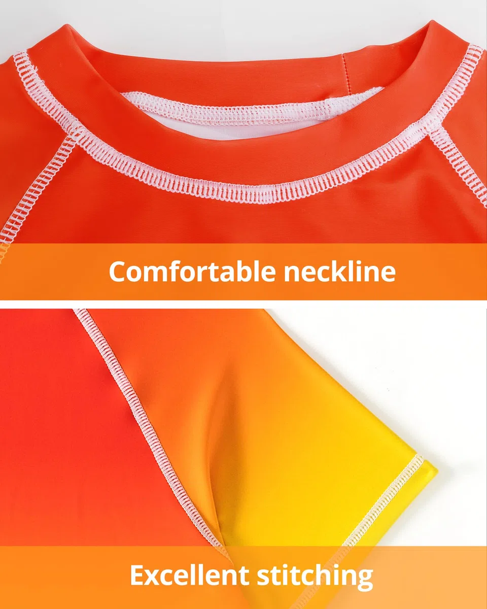 UV Shirt Jungen Kurzarm UPF 50+ Schwimmshirt Kinder für 3-11 Jahre – Schnell trocknend, Sonnenschutz
