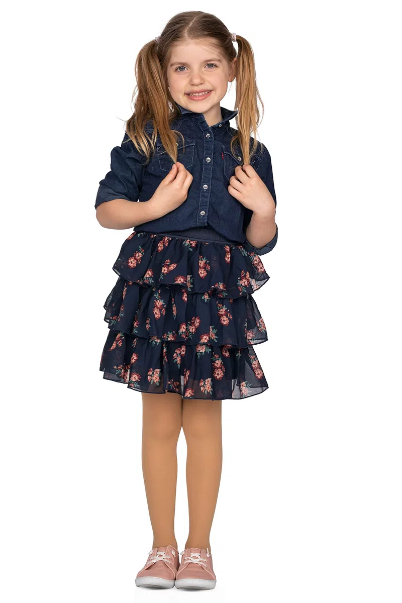 looksy 3er Pack Mädchen Strumpfhosen 40 DEN Blickdicht Einfarbig Mikrofaser Ballett Strumpfhose Weich Elastisch Kinder Strümpfe Schule Uniform Tanz Größe 3-12 Jahre