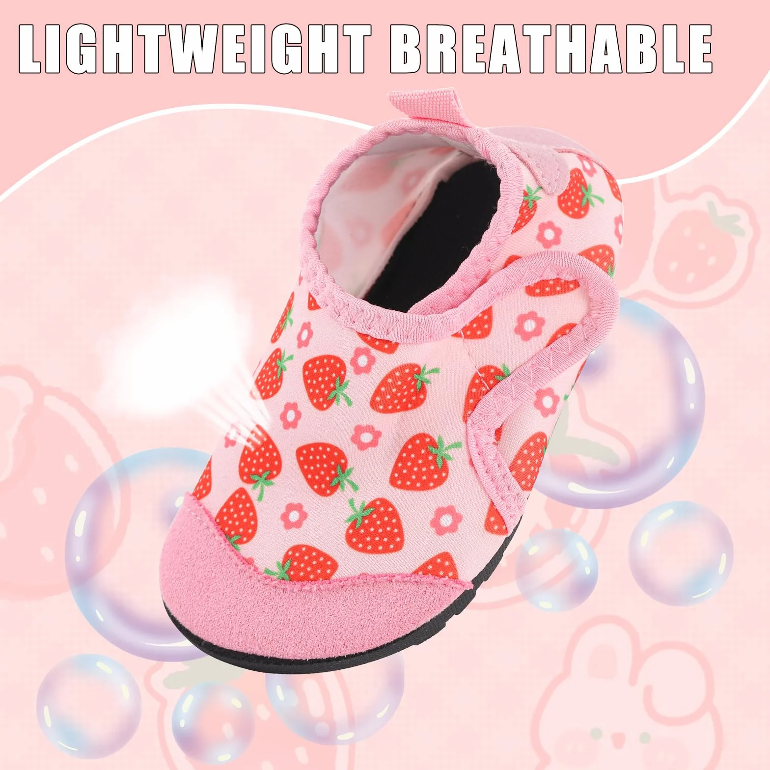 MASOCIO Badeschuhe Kinder Mädchen Junge Wasserschuhe Aquaschuhe Kleinkind rutschfeste Schnell Trocknend