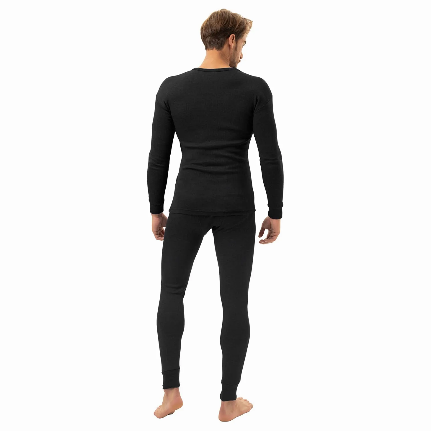 MT Herren Ski- & Thermowäsche Set Light Lange Winter Unterwäsche - Unterhemd und Unterhose