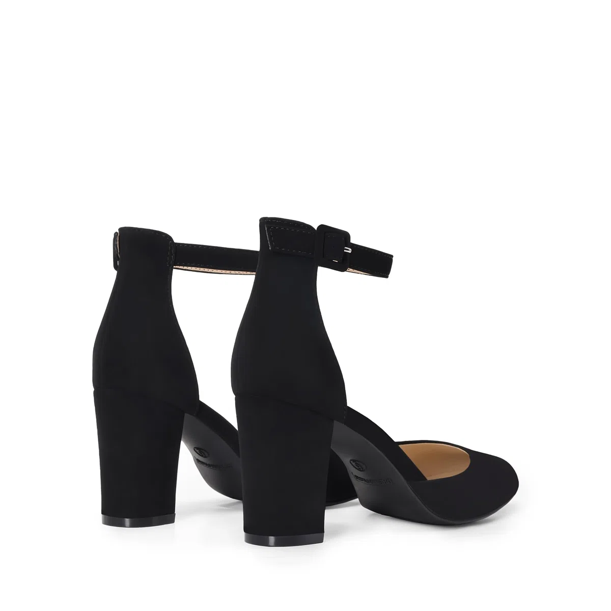 DREAM PAIRS Damen Pumps High Heels Brautschuhe mit Blockabsatz und Knöchelriemen