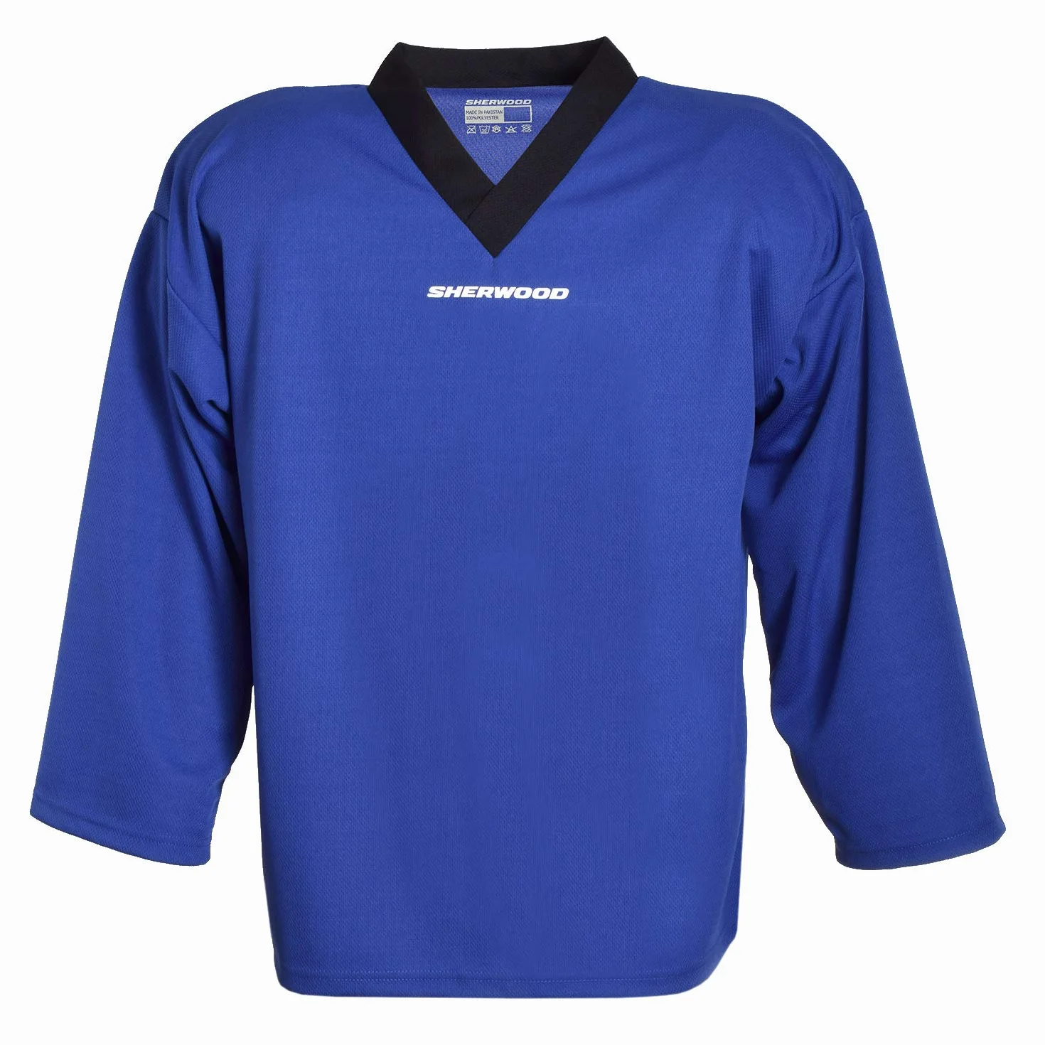 Sherwood - Eishockey Trainingstrikot Junior für Kinder I stilvolles Practice Jersey aus gelochtem Mesh-Stoff I V-Neck Jersey zum Trainieren I tolle Passform
