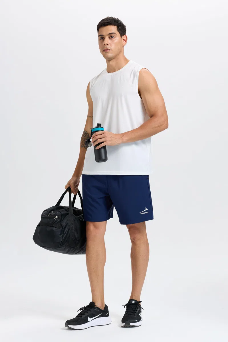 Rane Sports Sportshorts für Herren mit Reißverschlusstaschen – leicht, atmungsaktiv, ideal zum Laufen, fürs Fitnessstudio und für Outdoor-Aktivitäten