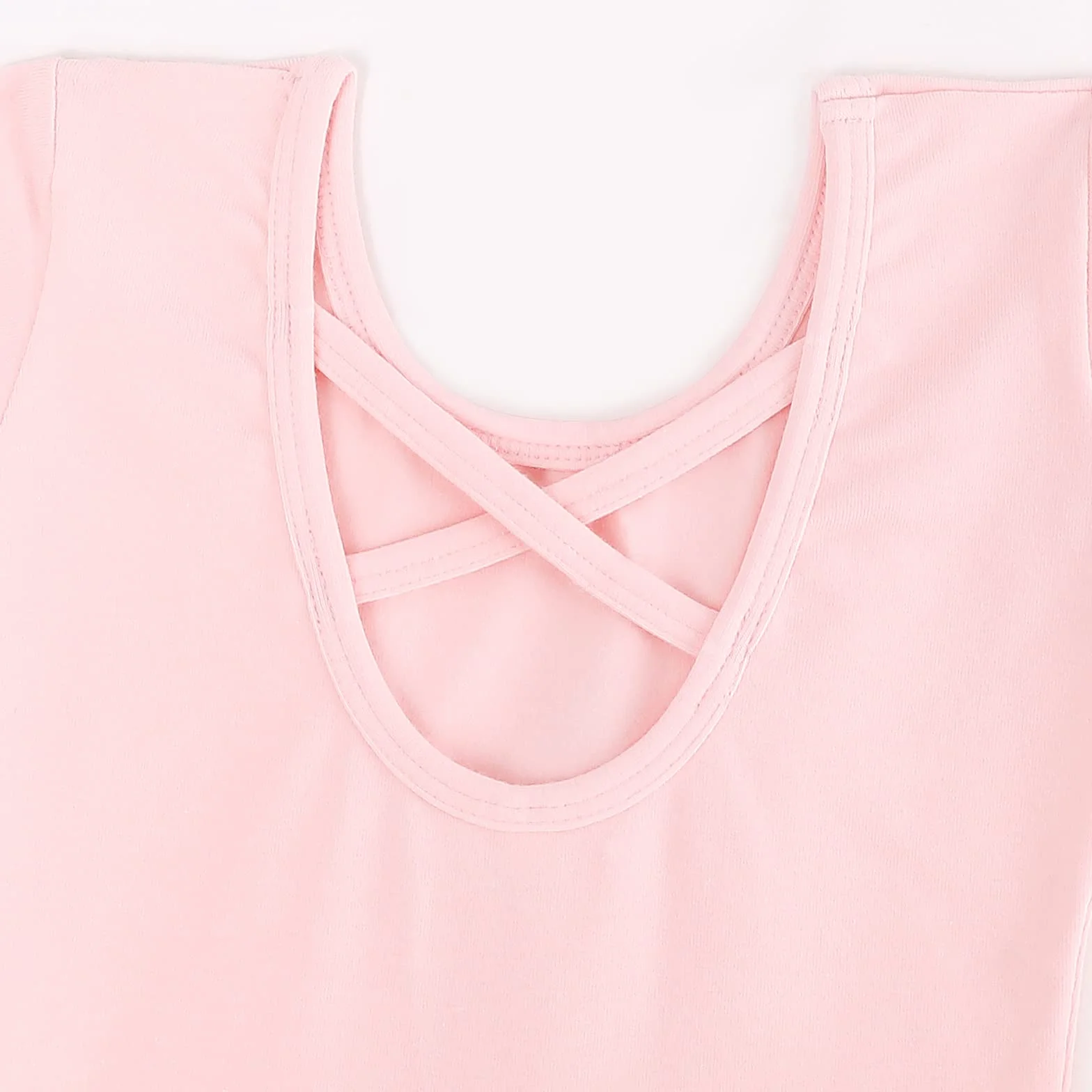 Bezioner Kinder Ballettkleidung Tütü Ballettkleid Mädchen Baumwolle Balletttrikot Kurzarm Ballettanzug Tanzbody mit Rock