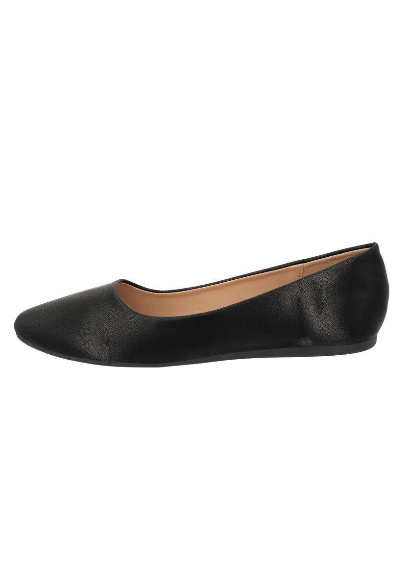 Elara Damen Ballerina Bequeme Slip Ons Flach Chunkyrayan