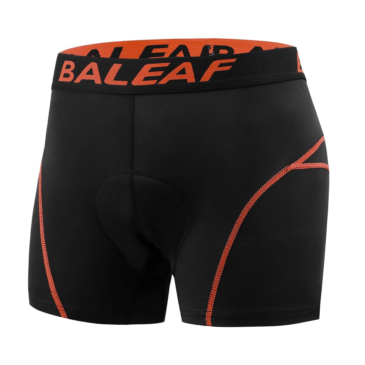 baleaf Fahrradhose Herren Radunterhose Gepolstert Radlerhose Gepolstert Fahrrad Unterhosen Radhose Kurz Radlerunterhose Fahrradbekleidung Orange XXL