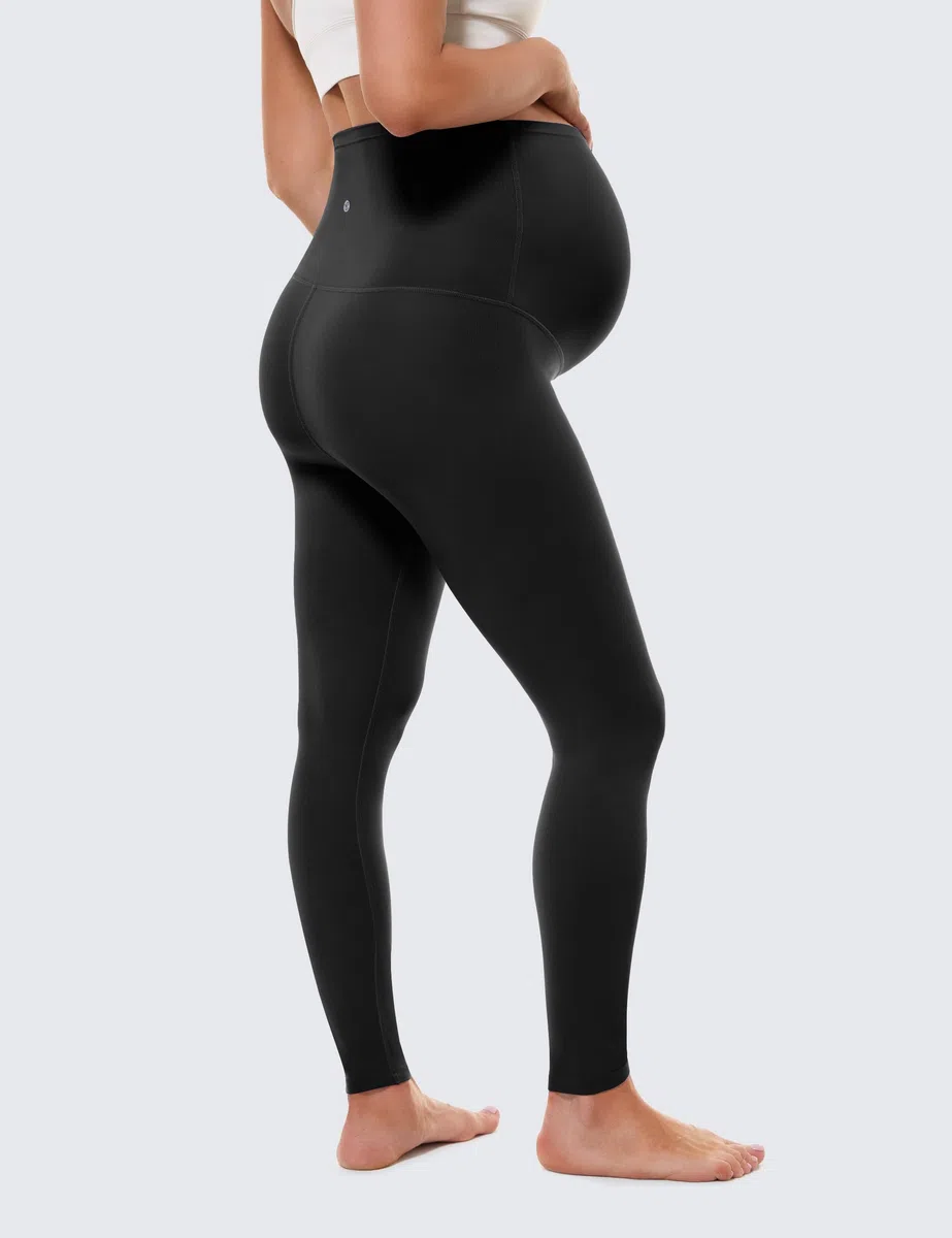 BAYDI Clouduxi 25" Umstandsleggings High Waist Schwangerschaftsleggings Blickdicht Umstandshose Damen Weich Elastisch Umstandsmode