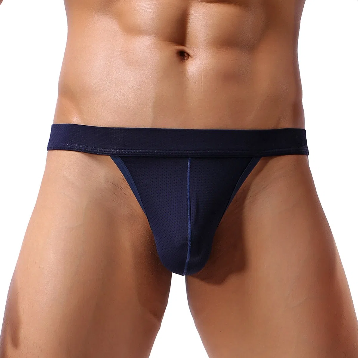 Summer Code Herren Low Rise Mesh Slips String Sexy Tanga Unterwäsche