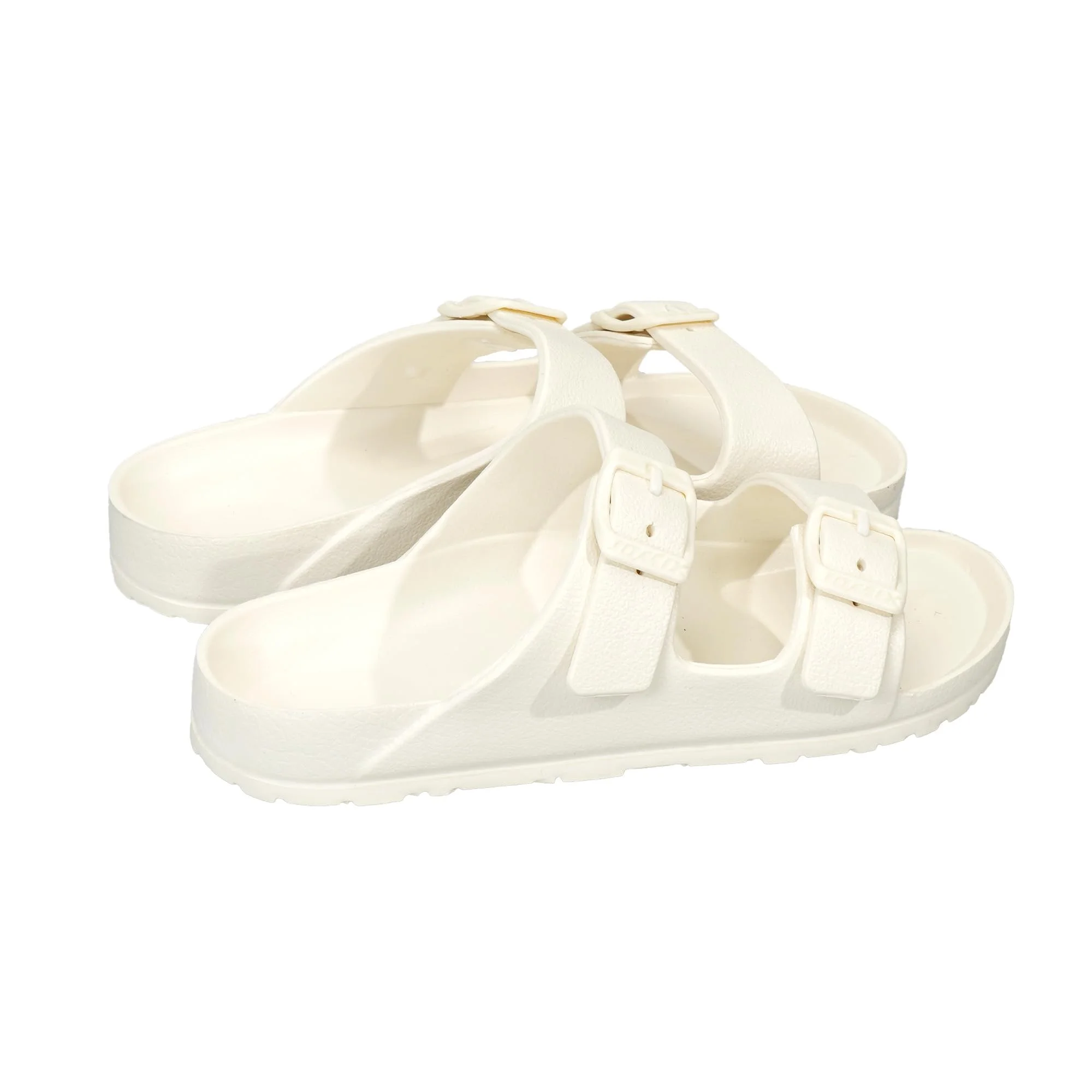 JOMIX Unisex Badelatschen Kinder Sommer Pantoletten für Jungen und Mädchen aus Gummi mit Verstellbare Schnalle Rutschfeste Schlappen für Pool und Strand