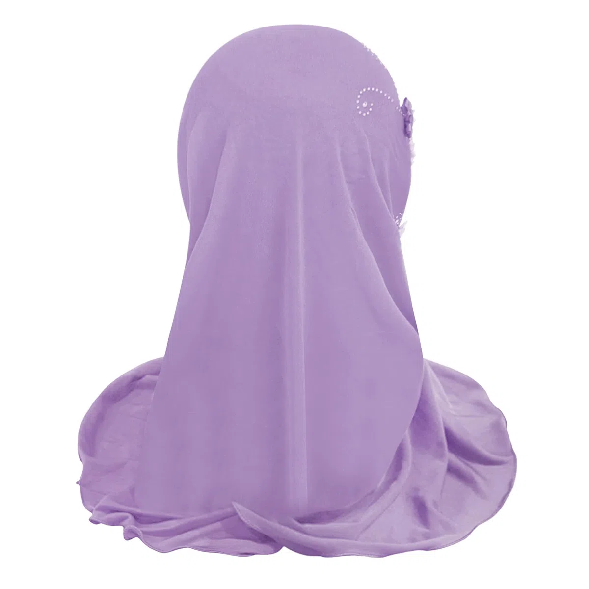 Mädchen Muslimischer Hijab Kinder Kopftuch Halstücher für Mädchen Turban Hut mit Blumen Islamischer Gebetshut Dubai Arabischer Schal Anmut Kopfbedeckung Bandana für 2-7 Jahre alt