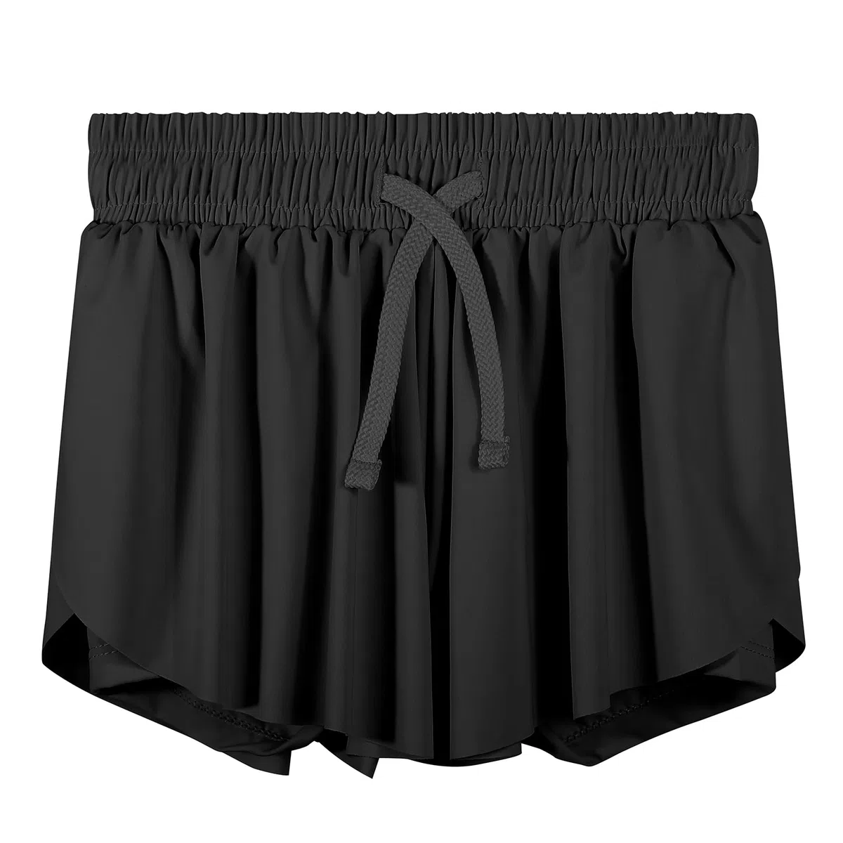 KAKU NANU Flowy Shorts 2-in-1 Röcke und Skorts für Mädchen 5–12 Jahre,6 Farben elastischer Skort mit Tasche Tennis Gymnastik Schule PE Sport